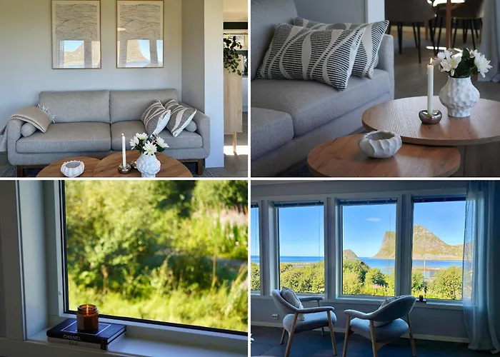 Dağ evi Cozy Haukland Area Leknes